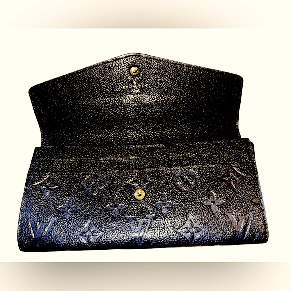 Louis Vuitton Black Empreinte Noir Leather Wallet